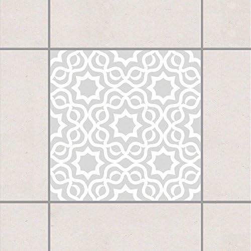 Tile Sticker - Islamic Light Blue 15cm x 15cm, Setgröße:20teilig