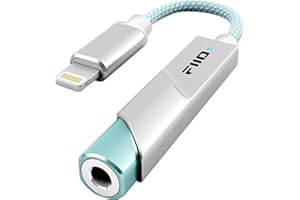 FiiO KA11 USB Dongle DAC and Amp (Lightning, Silver)