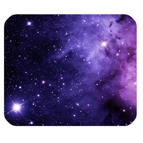 Office Mouse Pad,220mm*180mm*3mm Customized Standard Non-slip Rectangle Mouse Pad Galaxy Nebula,Mauspad