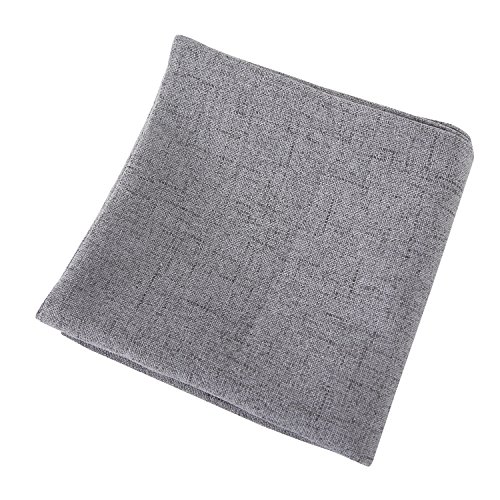 Deconovo 4er Pack Leinenkissenbezug Kissenhülle Kissenbezug 45×45 cm Grau - 5