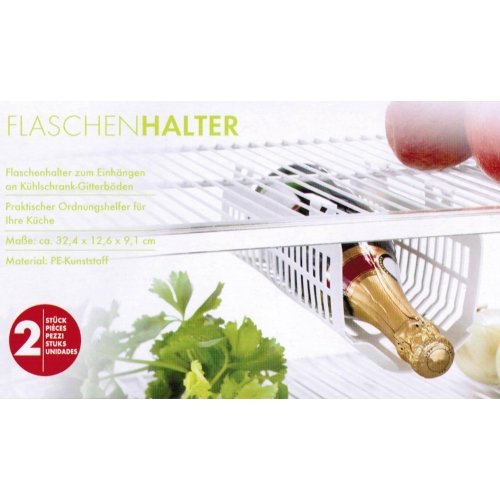 Universal Flaschenhalter zum Einhngen am Khlschrank Gitterboden