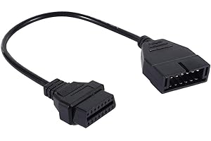 EVGATSAUTO OBD1 12 pinów do OBD2 16 pinów, do samochodu GM OBD1 12 pinów do OBD2 16 pinów narzędzie diagnostyczne kabel adaptera złącza