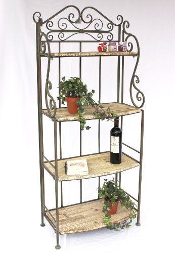 DanDiBo Regal „Malega“ 12060 aus Metall und Holz 150 cm Bücherregal Badregal Küchenregal - 5