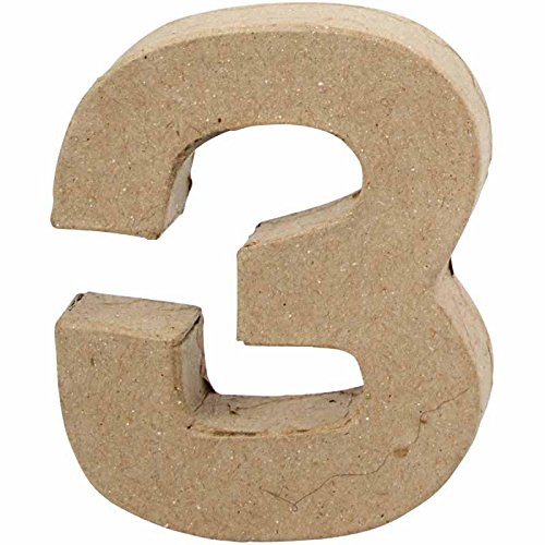 26670 créer Craft - Number - Petite - 10 cm - 3-1 pièce