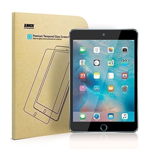 iPad Mini 4 Schutzfolie - Anker GlassGuard Premium Kristallklarer Hartglas Displayschutz für Apple iPad Mini 4 (Nicht kompatibel mit iPad mini / 2 / 3)