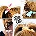 ALICE 25 Pack Knotted Hair Ties Mix Color Print Design Ponytail Holders