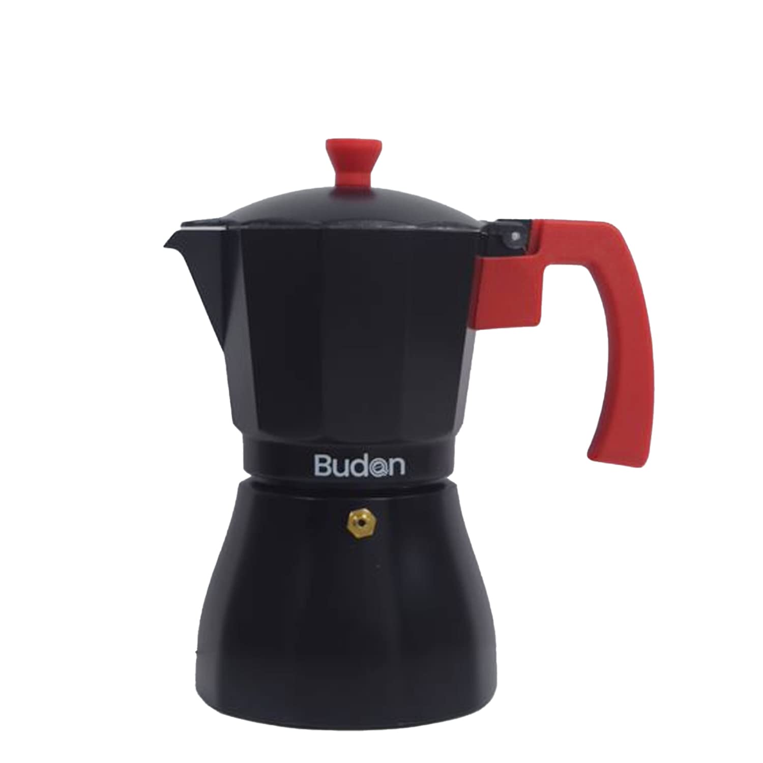 Budan Classic Moka Pot Espresso Maker for Gas Only, Italian Style Percolator Coffee Maker, Durable and Premium Grade Aluminiu
