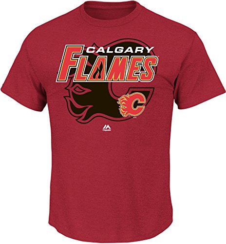 Preisvergleich Produktbild Calgary Flames Wrist Shot Men's T-Shirt 2X-Large