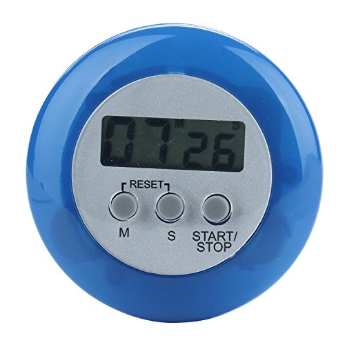 niceeshop(TM) Mini Rund LCD Digital Kochen Küche Countdown Wecker,Blau