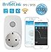 Produktbild Broadlink SP3S intelligente WLAN Steckdose (mit Verbrauchsanzeige und App Steuerung),Wi-FI Smart Plug with Energy Monitoring,Timer Remote Control Socket Power Automation Switch