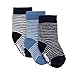 J By Jasper Conran Designer Pack Of Three Babies Navy Striped Socks