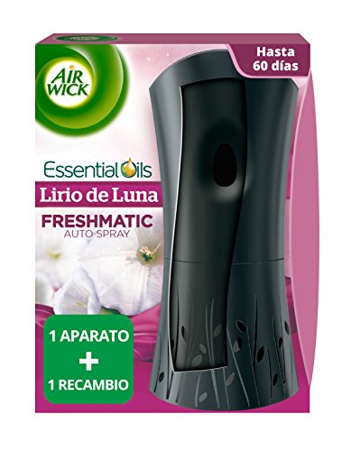 Air Wick Ambientador Freshmatic Completo Lirio de Luna y Satén de Seda, Aparato