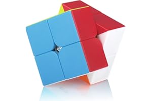 MAOMAOYU Speed Cube 2x2, Cubo Magico 2x2x2 Professionale, Puzzle Rompicapo per Adulti e Bambini(Stickerless)