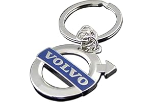 XIANGPICHI 3D Chrome Car Logo Alloy Key Ring Keychain Car Accessories
