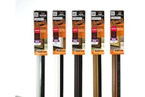 Miarco 10751 Burlete BajoPuerta Rígido 1 m, Transparente