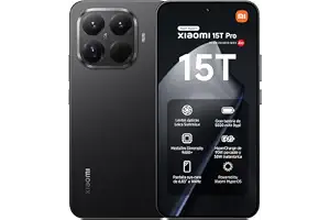 XIAOMI 15T Pro - Smartphone de 12+512GB, Lente óptica Leica Summilux, MediaTek Dimensity 9400+, Pantalla Eye Care de 6,83" 144 Hz, HyperCharge de 90W, Cargador no Incluido, Negro (Versión ES)