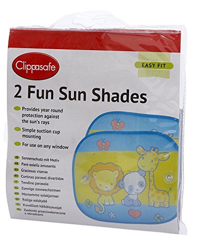 Preisvergleich Produktbild Clippasafe Fun Sonnenschutz, 2 Stück