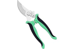 Tinyuet Tijeras de Podar, Tijera Podar Antideslizantes con Mango de Bloqueo, Herramientas de Jardinería Profesionales y Estilizadas para un Jardín Perfecto