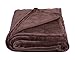 Produktbild SOCHOW Flanell-Überwurfdecke für alle Jahreszeiten, für Bett, Sofa, Auto, Polyester, braun, 150cm×200cm