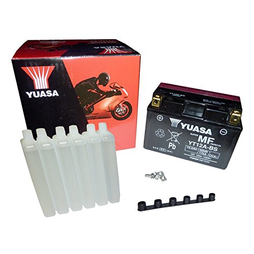 YUASA BATERIA YT12A-BS AGM abierto - con paquete de ácido