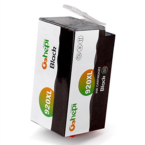 Gohepi 920XL Kompatibel für Druckerpatronen HP 920XL 920, 4 Schwarz/2 Blau/2 Rot/2 Gelb 10er-Pack Arbeiten mit HP Officejet 6500 7500A 6500A Plus 6000 7000 7500 Patronen - 4