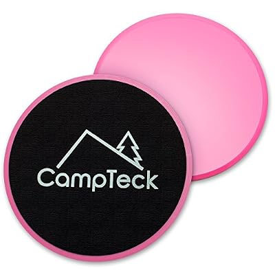 CampTeck U6575 Disque de Fitness Abdominaux Core Disque Glisseur -Rose -2pcs