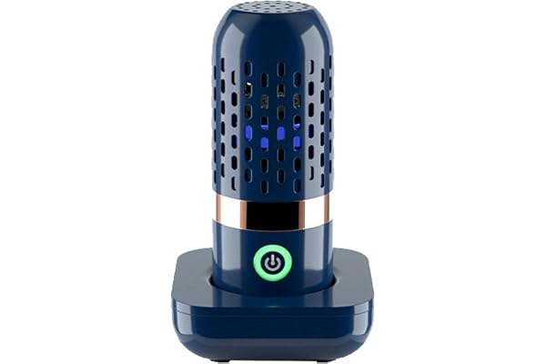 Machine à Laver Portable sans Fil pour Fruits et légumes - Purificateur de Nourriture pour la Maison - Bleu foncé