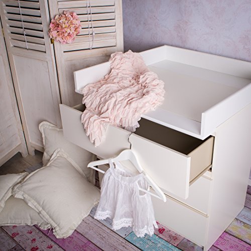 Round edges! Changing set, changing table top for IKEA Malm dresser
