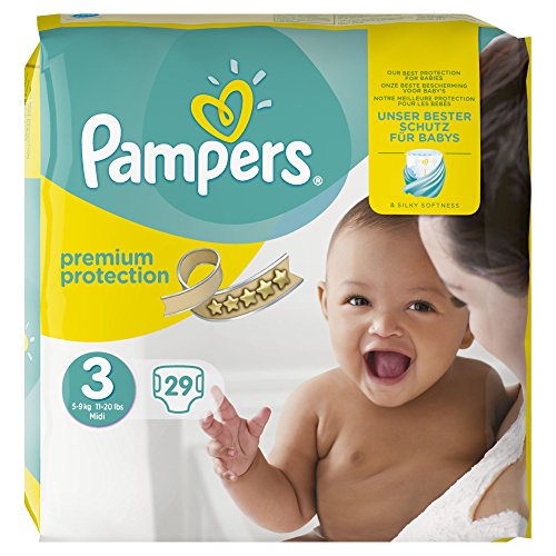 Preisvergleich Produktbild Pampers Premium Protection Größe 3 Midi 5-9 kg Tragepack