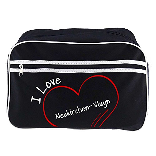 Preisvergleich Produktbild Retrotasche Modern I Love Neukirchen-Vluyn schwarz