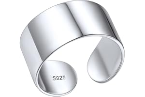 PROSILVER Solid 925 Sterling Silver Rings for Women, With S925 Stamp, Adjustable Toe Rings (Send Gift Box)