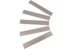 Confezione da 5 lame di ricambio per raschietto ProDec Advance da 6 pollici a doppio spessore in acciaio temprato, compatibili con il raschietto ProDec Titan e altri raschietti