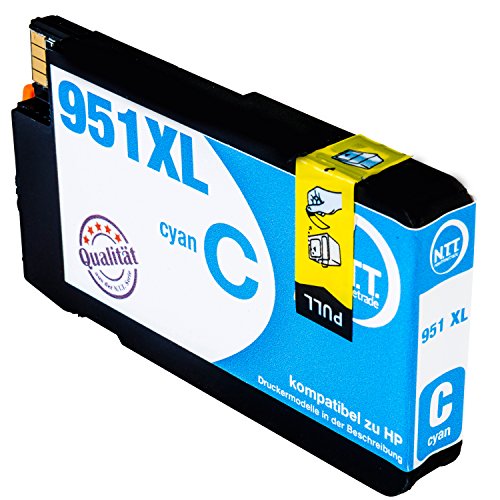 N.T.T.® 5x Tintenpatronen kompatibel zu HP 950 HP 951 XL ( 2 Schwarz, 1 Cyan, 1 Magenta, 1 Yellow ) Multipack kompatibel zu HP OfficeJet Pro 8600, 8610, 8620, 8630, 8640, 8660, 8615, 8625, 8100, 251dw, 271dw Druckerpatronen kompatibel zu HP950 XL HP951 XL - 3