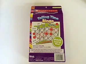 Scholastic Telling Time Bingo