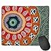 Produktbild Whecom Gaming Mauspad Schwarz, Circle Upon Circle Gaming Mouse Pad Non-Slip Rubber Mouse Mat for Computers Desktops Laptop 9.8" x 11.8"