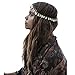 Oyedens Women Fashion Bohemian Metal Head Chain Shell Headband Hair Band (Silver)