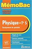 Image de Physique enseignement de spécialité, Term S : MémoBac préparation à l'examen