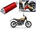 Auto Pearl Premium Quality High Performance Bike Exhaust Muffler Silencer Triangle Red For - Ducati Scrambler RS.2899.00