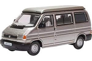 Oxford Diecast 76T4005 VW T4 Westfalia Camper Silver Grey