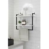 2'li Duvara monte Banyo Rafları (Beyaz)