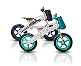 KinderKraft Runner Laufrad aus Holz mit Tasche und Klingel in 2 Farben (Stars) - 5