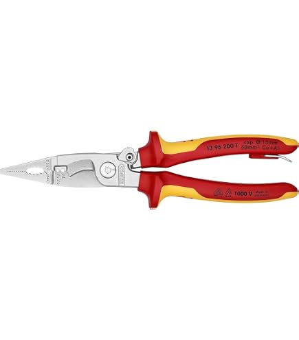 KNIPEX Système De Protection D'Outils Anti-Chute – Longe + Adaptateurs + Mousquetons – Sécurité 1,5 Kg Max