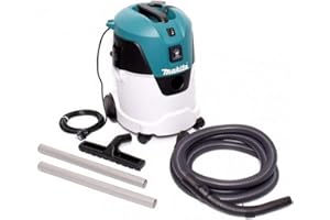 Makita VC2512L Odkurzacz Warsztatowy Sucho/Mokro, 2600 W, 230 V, Wielokolorowy, 25 L