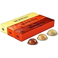 Vertuo line Flavored Assortment. Golden Caramel, Sweet Vanilla and Roasted Hazelnut Total of 30 capsules for Nespresso