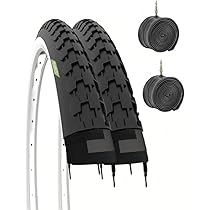 2 Copertoni 26x1.50 + Camere D'Aria Slick Neri Per MTB, City Bike E Trekking - Kit Completo - Foto 5