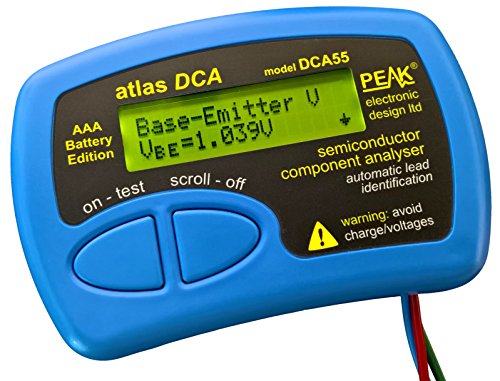 Peak Electronic design DCA55 Atlas dca-semiconductor componente analizzatore