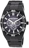 Bruno Banani Herren-Armbanduhr XL Brahma Analog Quarz Edelstahl beschichtet BR22004