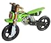 Produktbild Dunjo® Holz Motorrad Laufrad Cross Pro Grün | Lauflernrad Für Kinder | Ab 2-3 Jahren
