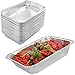 Produktbild Aluminum Drip Pans Disposable BBQ Drip Pan Tray Aluminum Foil Tin Liners for Holds Meat, Dishes, and for Indirect Grill Cooking, 15 PCS