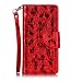 Produktbild Nancen Wallet Case Hülle für Huawei P10 Lite ,Schmetterling Muster Flip Funktion Kartenfächer Magnet Etui Huawei P10 Lite